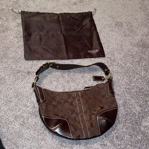 Coach Signature Shoulder Bag w/ Protective Case